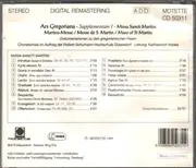 CD - Missa Sancti Martini - Ars Gregoriana - Supplementum I
