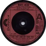 7'' - Marti Webb - Take That Look Off Your Face - Red Injection Labels, Solid Centre