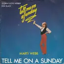 7'' - Marti Webb - Tell Me On A Sunday / You Made Me Think You Were In Love
