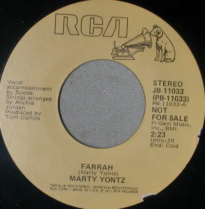 Marty Yontz - Farrah