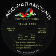 LP - Marty Allen And Steve Rossi - Hello Dere!