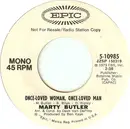 7inch Vinyl Single - Marty Butler - Once-Loved Woman, Once-Loved Man