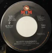 7inch Vinyl Single - Marty Haggard - Now You See 'Em, Now You Don't / Missing California Blues