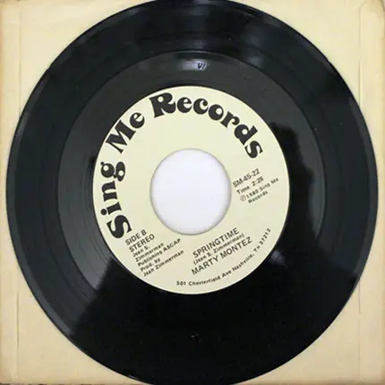 Marty Montez - Needing You / Springtime