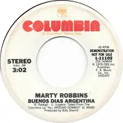 7inch Vinyl Single - Marty Robbins - Buenos Dias Argentina