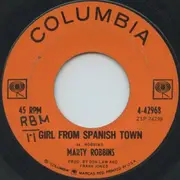 7inch Vinyl Single - Marty Robbins - Girl From Spanish Town / Kingston Girl