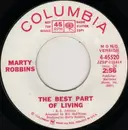 7inch Vinyl Single - Marty Robbins - The Best Part Of Living