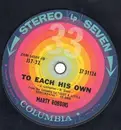 7inch Vinyl Single - Marty Robbins - To Each His Own / I Can't Help It