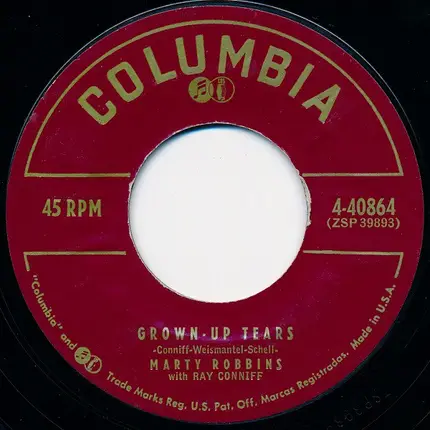 Marty Robbins With Ray Conniff - A White Sport Coat (And A Pink Carnation)
