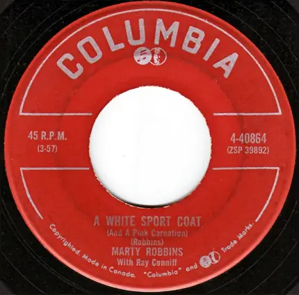 Marty Robbins With Ray Conniff - A White Sport Coat (And A Pink Carnation)