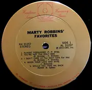 LP - Marty Robbins - Marty Robbins' Favorites