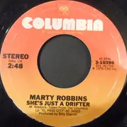 7inch Vinyl Single - Marty Robbins - Among My Souvenirs / She's Just A Drifter