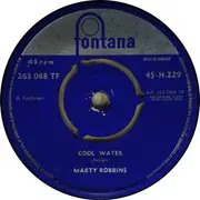 7inch Vinyl Single - Marty Robbins - Big Iron / Cool Water - Company Sleeve