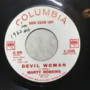 7inch Vinyl Single - Marty Robbins - Devil Woman / April Fool's Day