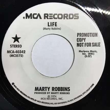 Marty Robbins - It Takes Faith / Life