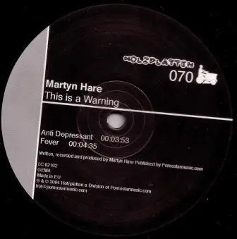 Martyn Hare - This Is A Warning