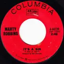 7'' - Marty Robbins - It's A Sin / I Feel Another Heartbreak Coming On