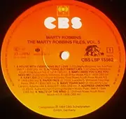 LP - Marty Robbins - The Marty Robbins Files Vol. 5