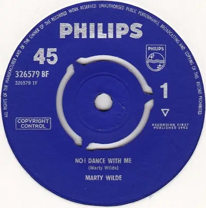 Marty Wilde - No! Dance With Me