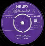 7'' - Marty Wilde - A Teenager In Love