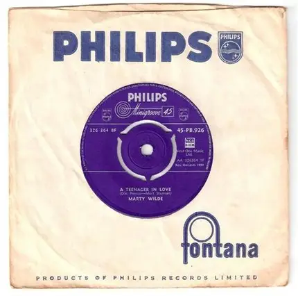 Marty Wilde - A  Teenager in Love