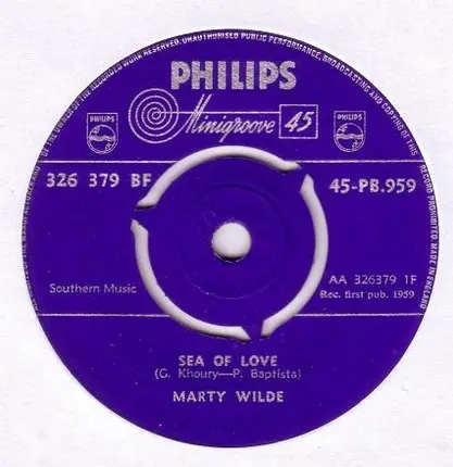 Marty Wilde - Sea Of Love