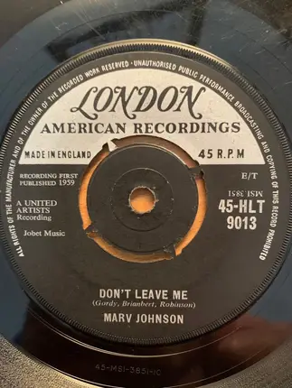 Marv Johnson - You Got What It Takes
