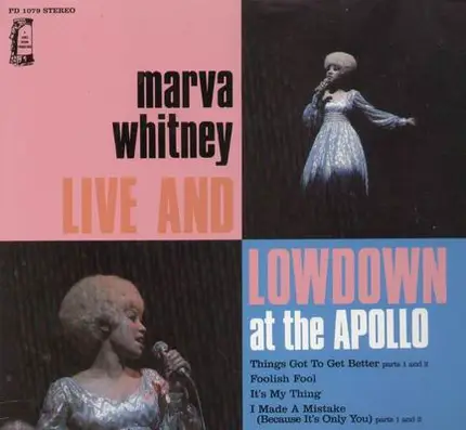 Marva Whitney - Live and Lowdown at the Apollo