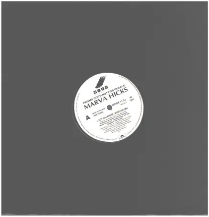 Marva Hicks - I Got You Where I Want