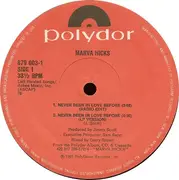 12'' - Marva Hicks - Never Been In Love Before