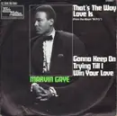 7inch Vinyl Single - Marvin Gaye - That's The Way Love Is / Gonna Keep On Tryin' Till I Win Your Love - Original German