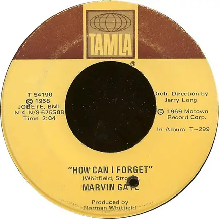 Marvin Gaye - How Can I Forget