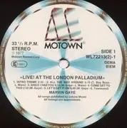 Double LP - Marvin Gaye - Live At The London Palladium