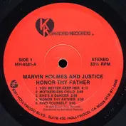 Marvin Holmes and Justice