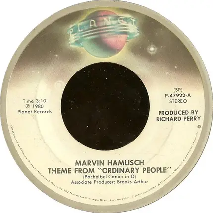 Marvin Hamlisch - Theme From 'Ordinary People'