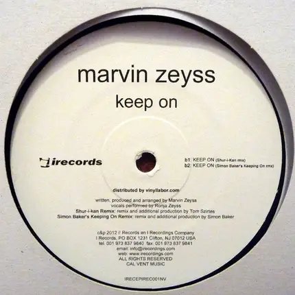 Marvin Zeyss - Keep On