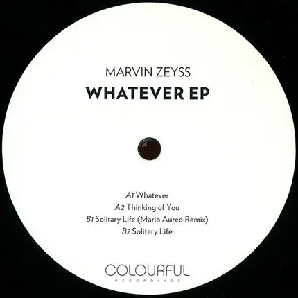 Marvin Zeyss - Whatever EP