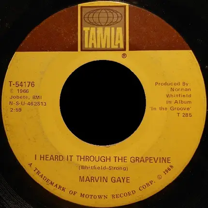 Marvin Gaye - I Heard It Through The Grapevine