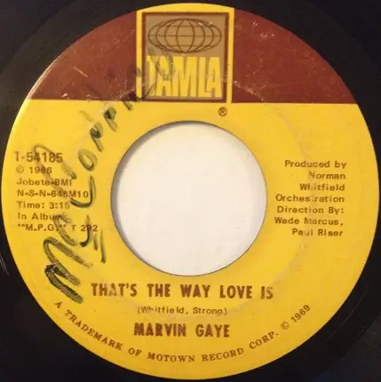 Marvin Gaye - That's the Way Love Is