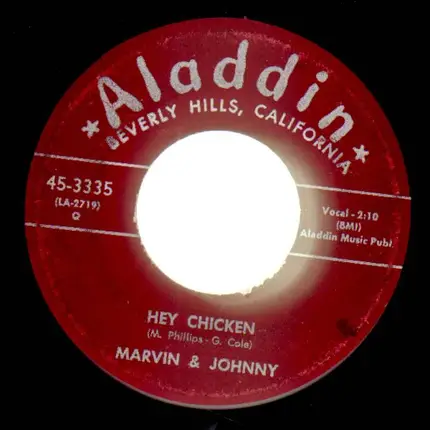 Marvin & Johnny - My Dear My Darlin' / Hey Chicken