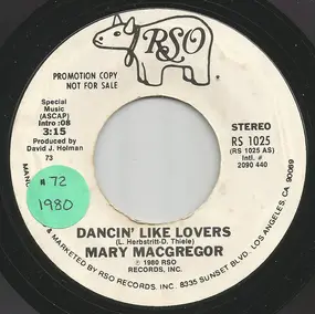 mary macgregor - Dancin' Like Lovers