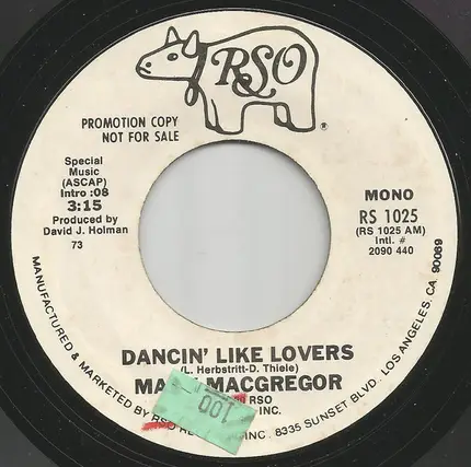 Mary MacGregor - Dancin' Like Lovers
