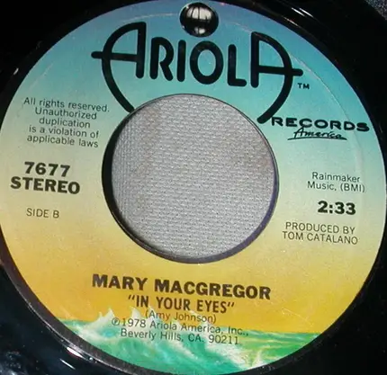 Mary MacGregor - I've Never Been To Me