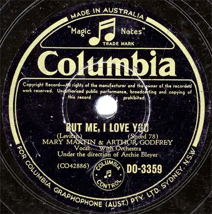 Mary Martin & Arthur Godfrey - Go To Sleep, Go To Sleep, Go To Sleep / But Me, I Love You