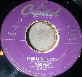 Mary Mayo And The Hillside Singers - Bring Back The Thrill