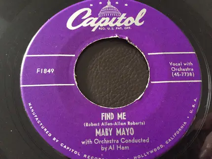 Mary Mayo - Domino / Find Me