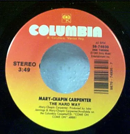 Mary Chapin Carpenter - The Hard Way / Goodbye Again