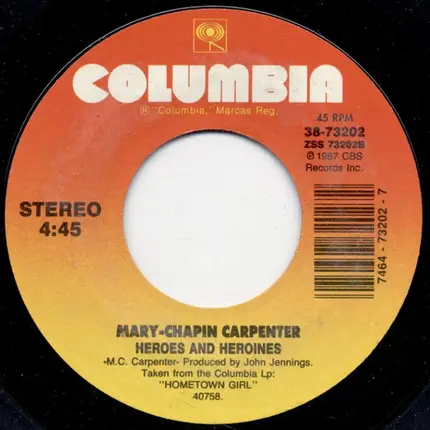 Mary Chapin Carpenter - Quittin' Time / Heroes And Heroines