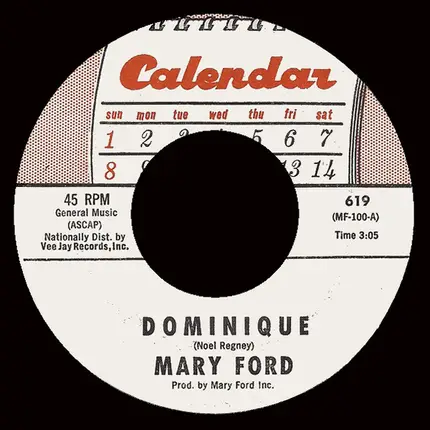 Mary Ford - Dominique