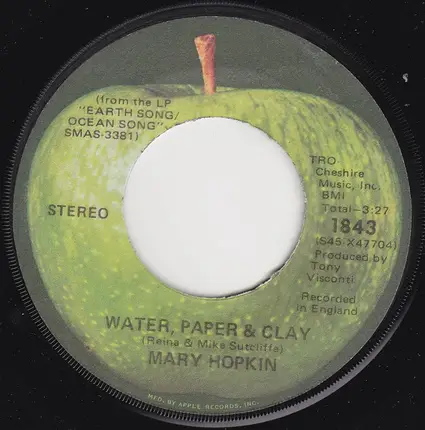 Mary Hopkin - Water, Paper & Clay